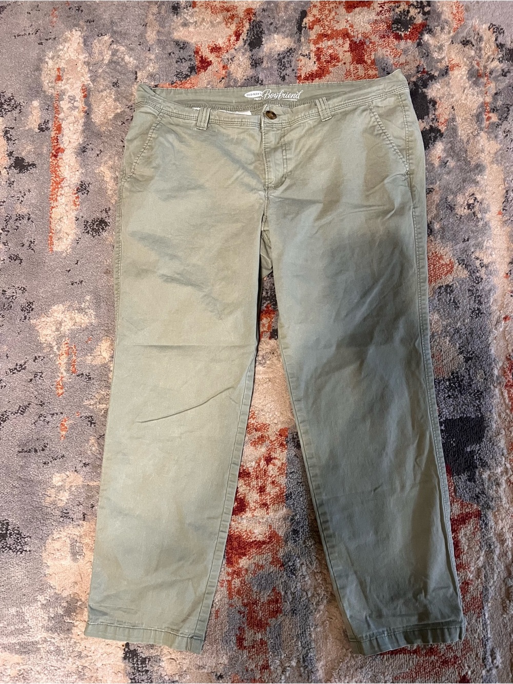 Old Navy Womens Light Green Chino Pants